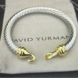 David Yurman Silver and Gold Bracelet